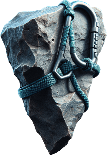 single climbing gear.
Single Game Texture.  In-Game asset.  2d.  Blank background.  High contrast.  No shadows