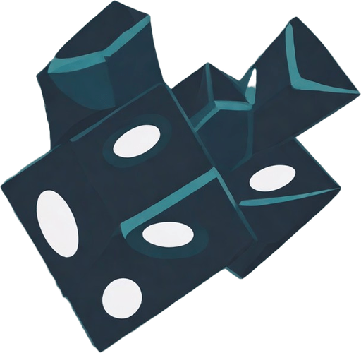 Cube bullet hell icon. No background. Transparent background. Blank background. No shadows. 2d. In-Game asset. flat