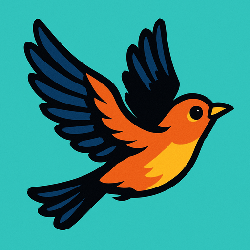 uçan kuş.
In-Game asset.  2d.  High contrast.  No shadows