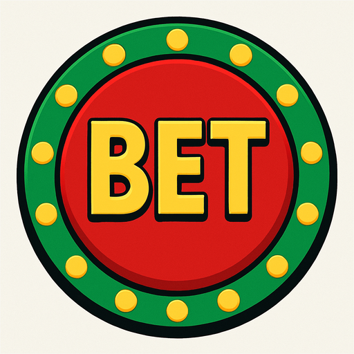 Un boton grande de apuestas que diga "BET" como en el casino.
In-Game asset.  2d.  High contrast.  No shadows