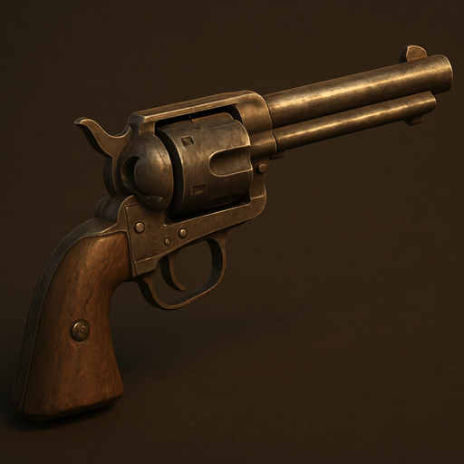 old 6-shooter pistol.
In-Game asset