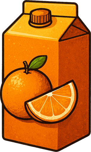 OrangeJuice - Gerçekçi - Yazısız.
In-Game asset.  2d.  High contrast.  No shadows