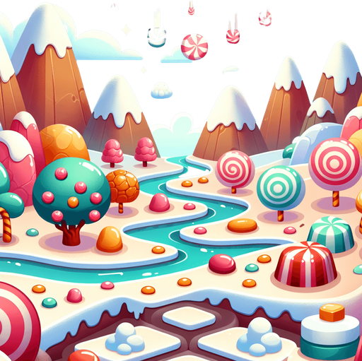 Candy land.
Single Game Texture. In-Game background.