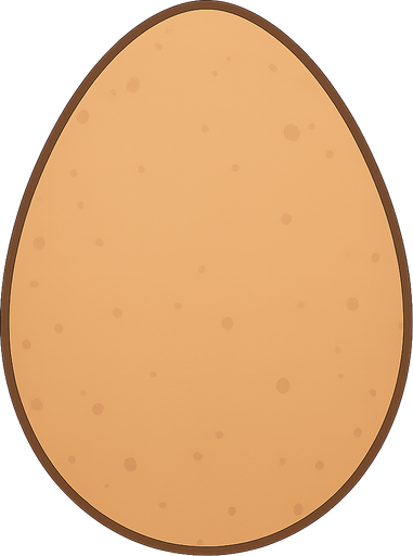egg. No background. Transparent background. Blank background. No shadows. 2d. In-Game asset. flat
