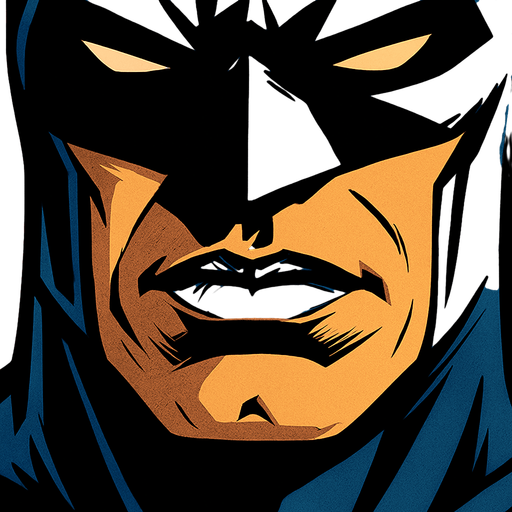Batmans lips up close. thin, powerful, masculine lips.
In-Game asset.  2d.  High contrast.  No shadows