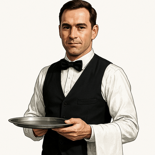 Garson - Gerçekçi - Yazısız.
In-Game asset.  2d.  High contrast.  No shadows
