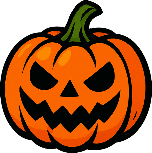 Citrouille.
In-Game asset.  2d.  High contrast.  No shadows