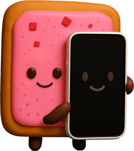 a smartphone in portrait mode