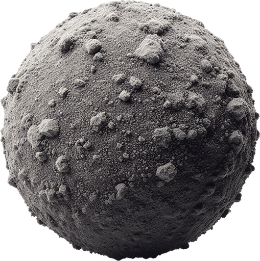 Dirt particle.
Single Game Texture.  In-Game asset.  2d.  Blank background.  High contrast.  No shadows