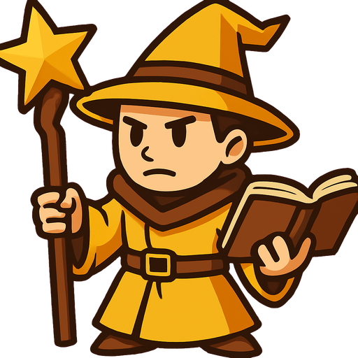 Libro en la mano libre y cambiar la esfera de su varita por una estrella