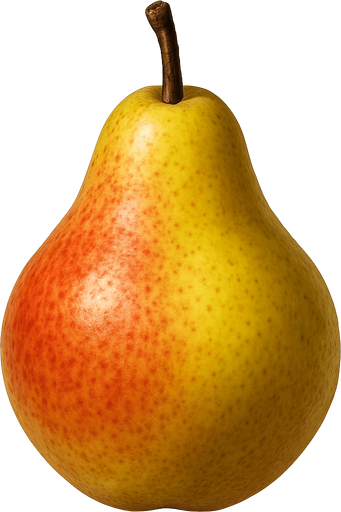 create ultra realistic pear.
In-Game asset.  2d.  High contrast.  No shadows