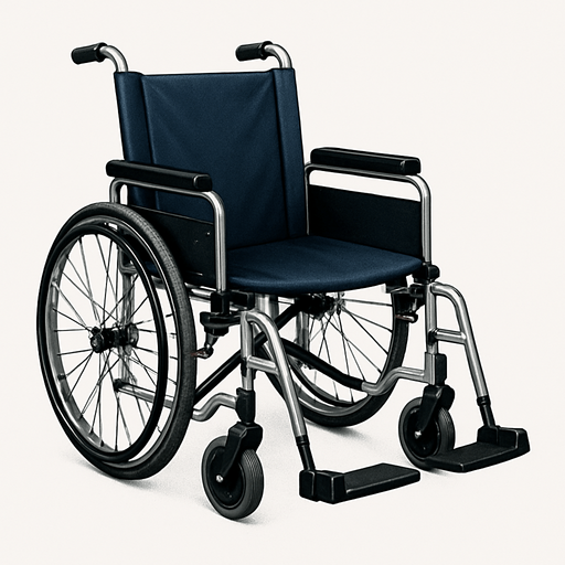 realistic wheel chair.
In-Game asset.  2d.  High contrast.  No shadows