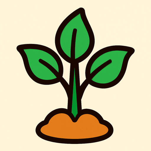 A plant.
In-Game asset.  2d.  High contrast.  No shadows. Very simple
