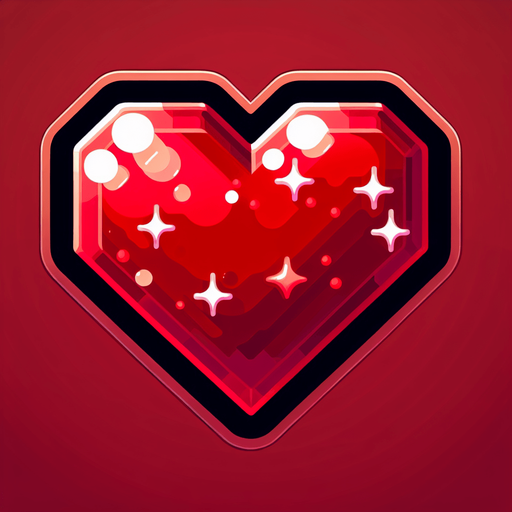 düz kırmızı kalp.
Single Game Texture.  In-Game asset.  2d.  Blank background.  High contrast.  No shadows