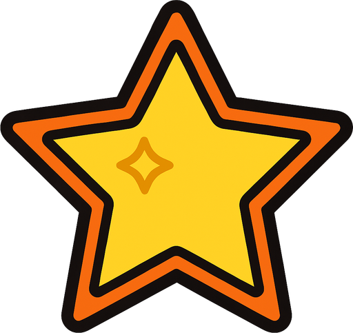 Yıldız.
In-Game asset.  2d.  High contrast.  No shadows