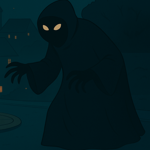 Make robe hang lower so you can't see it's feet