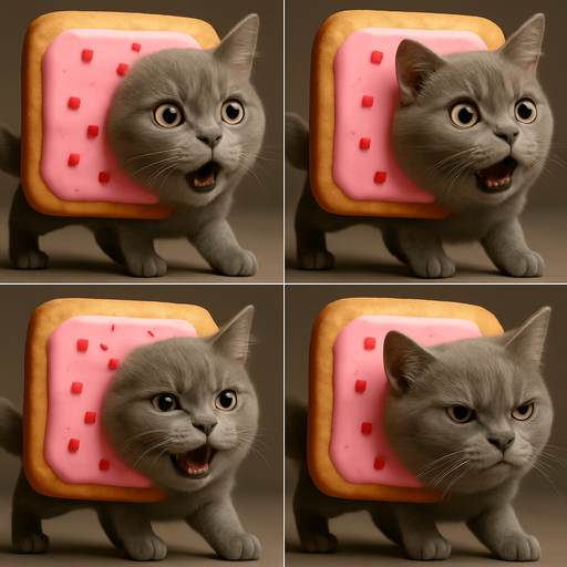 Sprite sheet with different face expressions : smile, surprise, fear, laught, angry...