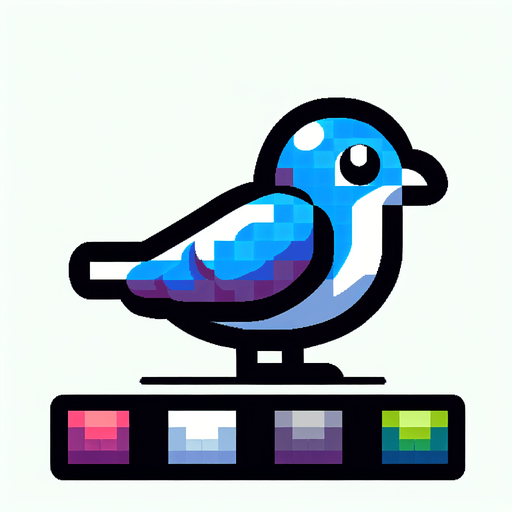 Bird.
Single Game Texture. In-Game asset. 2d. Blank background. High contrast. No shadows.
