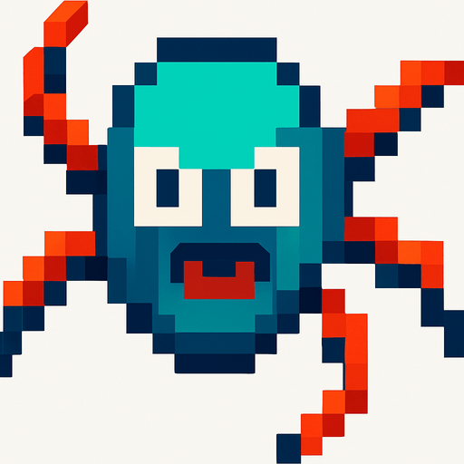 Sin modificar nada más solo mueve las patas de la araña derechas