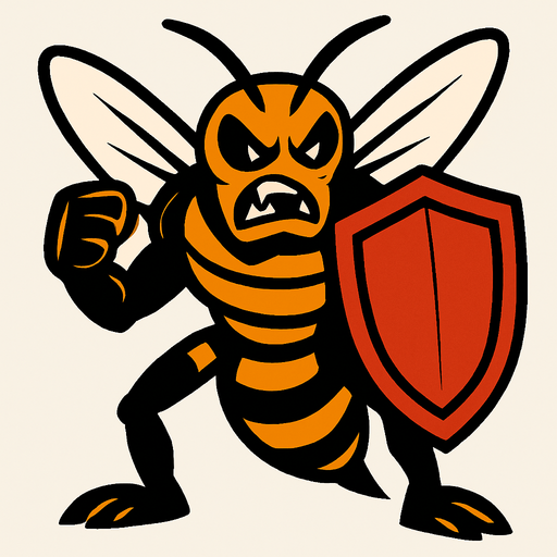 kalkanlı yaban arası kötü adam.
In-Game asset.  2d.  High contrast.  No shadows