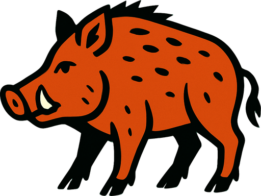 Domuz.
In-Game asset.  2d.  High contrast.  No shadows