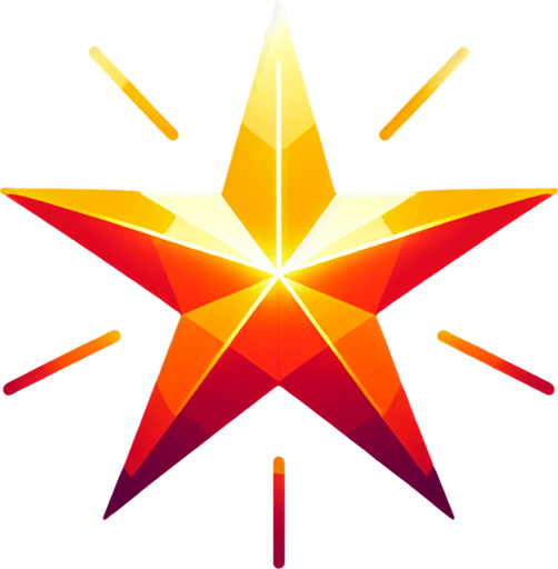 star.
Single Game Texture.  In-Game asset.  2d.  Blank background.  High contrast.  No shadows