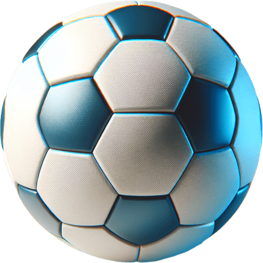 soccer ball
3d.
Single Game Texture.  In-Game asset.  2d.  Blank background.  High contrast.  No shadows