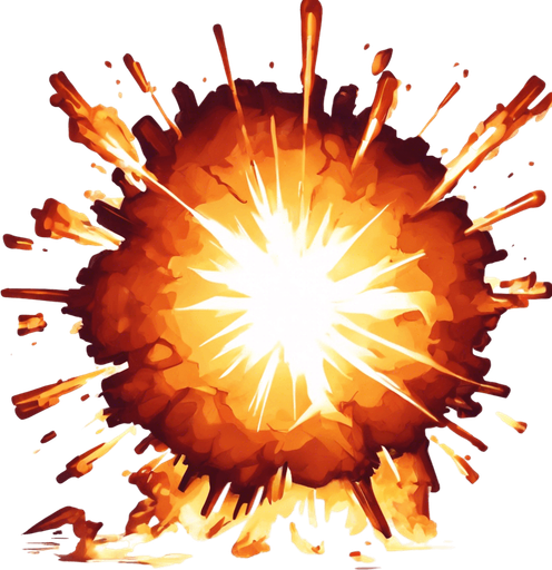 Remove the bottom part that is not coming from the center explosion