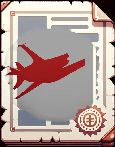 red simple stamp