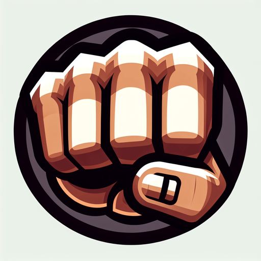 warcraft 3 art of a fist..
Single Game Texture. In-Game asset. 2d. Blank background. High contrast. No shadows.