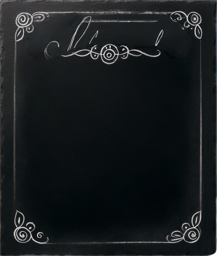 "NOVICE BLEND" handwritten in chalk