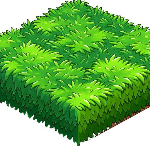 A repeating grassy field. Cartoon
Single Game Texture.  In-Game asset.  2d.  Blank background.  High contrast.  No shadows