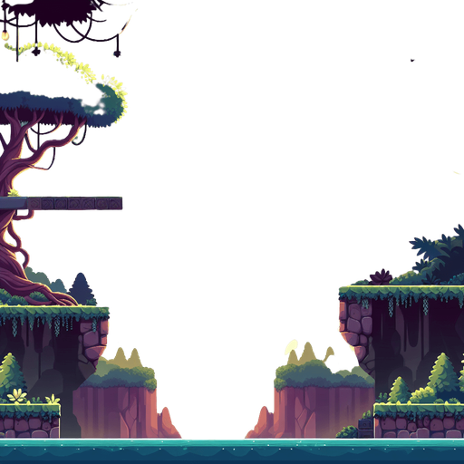 2d platform akşam gökyüzü