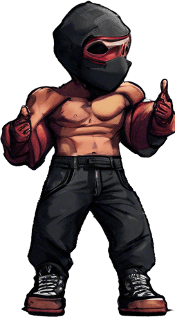 no mask, different clothing