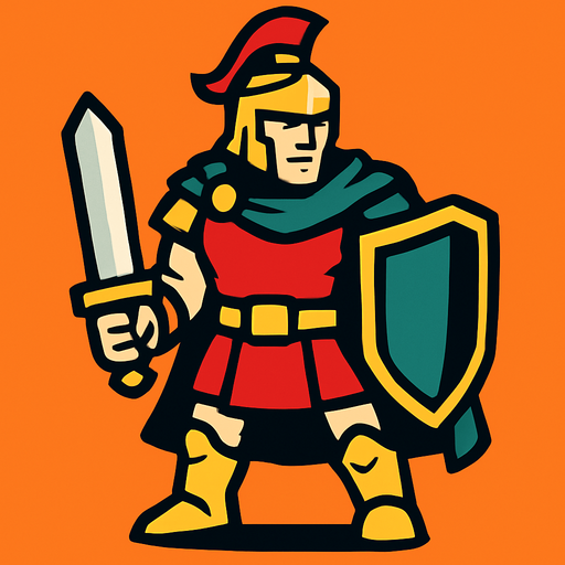 hero.
In-Game asset.  2d.  High contrast.  No shadows