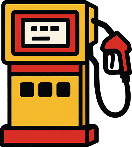 pump or gse station.
In-Game asset.  2d.  High contrast.  No shadows