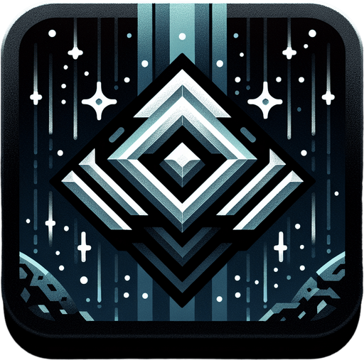 A square app store icon with rounded edges, designed for a Galaxian-inspired game. The icon features the classic shape of a Galaxian enemy in the center, rendered with clean, sharp lines and a subtle glow around its edges. The background is a gradient of deep space blue to black, with faint stars scattered throughout, evoking the feel of a cosmic battlefield. The design is sleek and minimal, balancing nostalgia with a modern touch, making it instantly recognizable and visually appealing.
Single Game Texture. In-Game asset. 2d. Blank background. High contrast. No shadows.