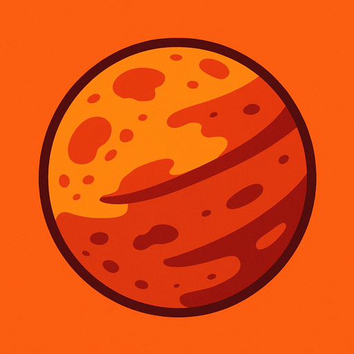 mars.
In-Game asset.  2d.  High contrast.  No shadows