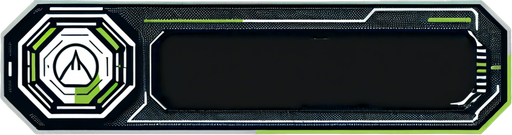 A black rectangle