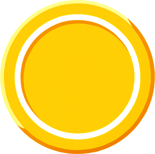 Ortadaki $ kaldır düz sarı renk