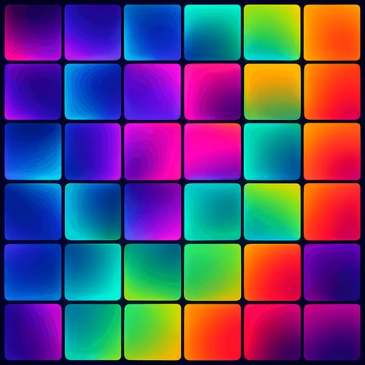 Pack of grid squares. future. HD colors.