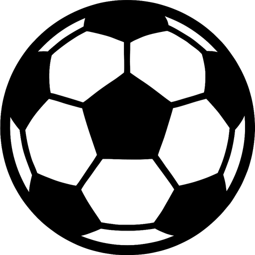 Fotbal bal.
In-Game asset.  2d.  High contrast.  No shadows