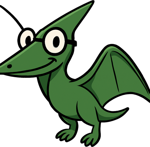 Same dinosaur but with wings down