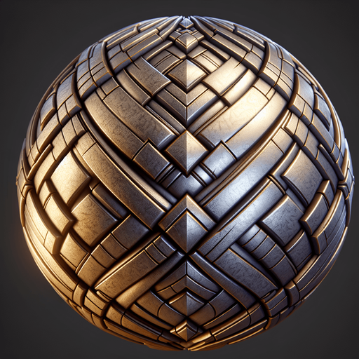 Metal.
Single Game Texture.  In-Game asset.  2d.  Blank background.  High contrast.  No shadows