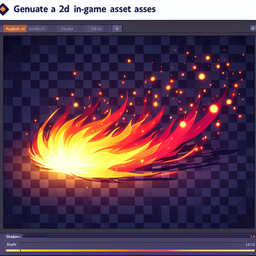 Fire partical trail.
Single Game Texture. In-Game asset. 2d. Blank background. No shadows.