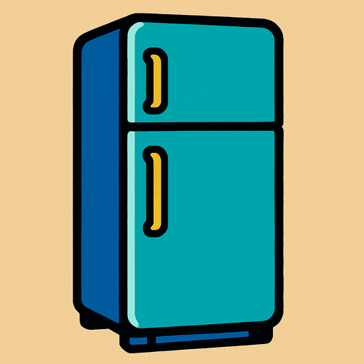Frigo.
In-Game asset.  2d.  High contrast.  No shadows