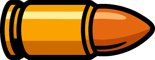 Mermi.
In-Game asset.  2d.  High contrast.  No shadows
