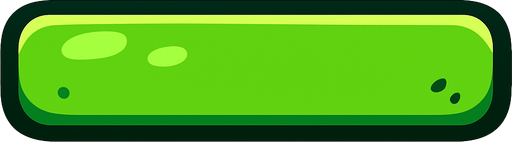 yeşil bar.
In-Game asset.  2d.  High contrast.  No shadows