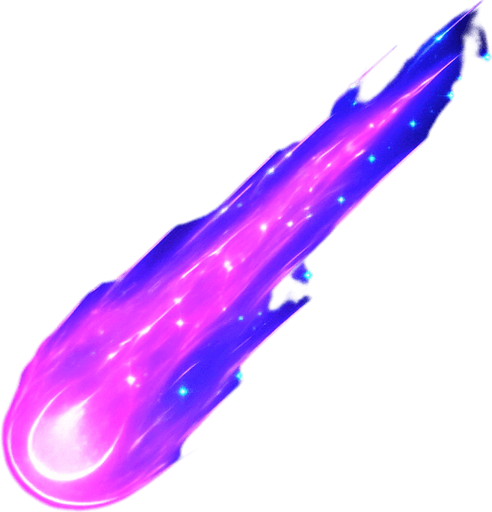 down Isometric neon cyberpunk magic spell beam comet light hologram sparkles glow