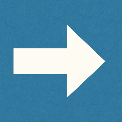 white arrow